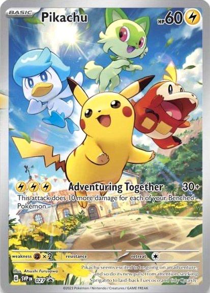 Pikachu (2023) Black Star Promo - #27