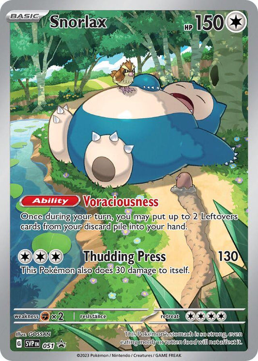 Snorlax (2023) Black Star Promo - #51